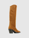 Botas com Fecho em Cognac